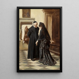 Ludwig Johann Passini - Ein ernstes Gesprch.webp