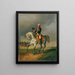 L'empereur Joseph II à cheval - Ludwig Johann Passini — gerahmtes Bild an der Wand
