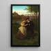 Amour courtois - Ludwig Kachel — gerahmtes Bild an der Wand