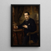 Der Bankier Itzinger - Ludwig Knaus — gerahmtes Bild an der Wand
