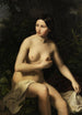 Nacktes junges Mädchen sitzend - Ludwig Löffler — Ansicht des Kunstwerks