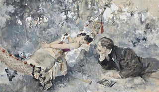 Ludwig Marold - A lovers tryst.webp
