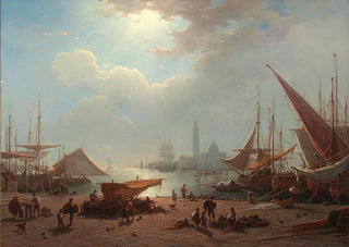 Ludwig Mecklenburg - Venice a View of San Giorgio Maggiore from the Piazzetta.webp