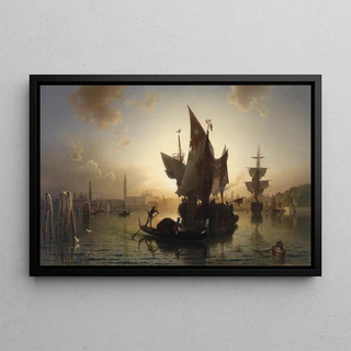 Ludwig Meixner - Venedig bei Sonnenuntergang.webp