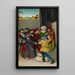 Der Christus vor Pilatus - Ludwig Schongauer — gerahmtes Bild an der Wand