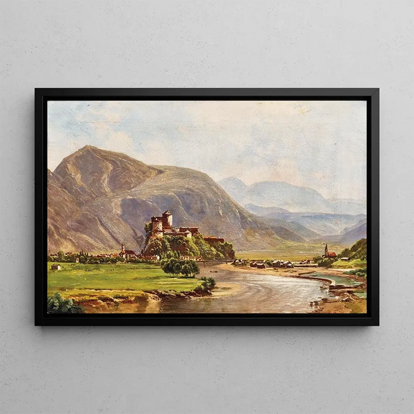 Ludwig Skell - Scene in Kufstein.webp