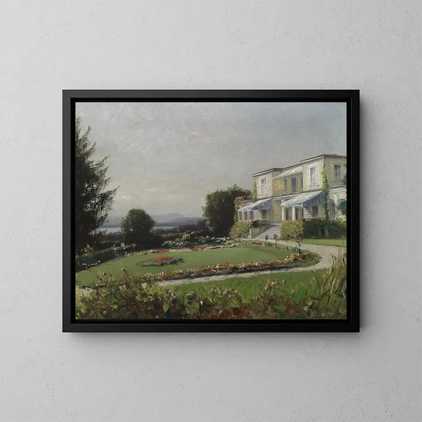 Sommertag - Ludwig Willroider — gerahmtes Bild an der Wand