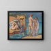 Sommertag - Ludwig von Hofmann — gerahmtes Bild an der Wand