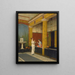 Une cour pompéienne - Luigi Bazzani — gerahmtes Bild an der Wand