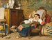 Die Haustauben - Luigi Bechi — Ansicht des Kunstwerks