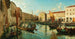 Venedig, der Große Kanal mit dem Rialto-Markt am Morgen - Luigi Ferrazzi — Ansicht des Kunstwerks