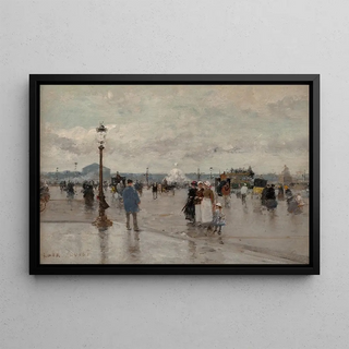 Luigi Loir - La sortie de Paris Porte dAsnires.webp