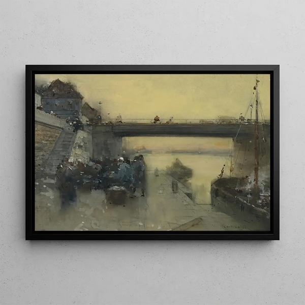 Luigi Loir - Return Of The Fishermen To Boulogne.webp