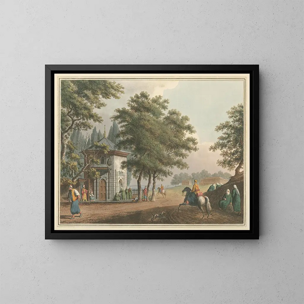 Pera - Luigi Mayer — gerahmtes Bild an der Wand