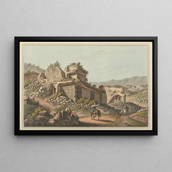 Theater in Ephesus - Luigi Mayer — gerahmtes Bild an der Wand