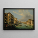 Venedig, Blick auf den Großen Kanal - Luigi Querena — gerahmtes Bild an der Wand