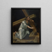 Der Christus, der das Kreuz trägt - Luis de Morales — gerahmtes Bild an der Wand