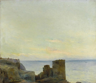 Luis Graner i Arrufi - Seascape with Ruins.webp