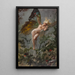Die Mohnfee - Luis Ricardo Falero — gerahmtes Bild an der Wand
