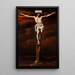 Christus am Kreuz - Luis Tristán — gerahmtes Bild an der Wand