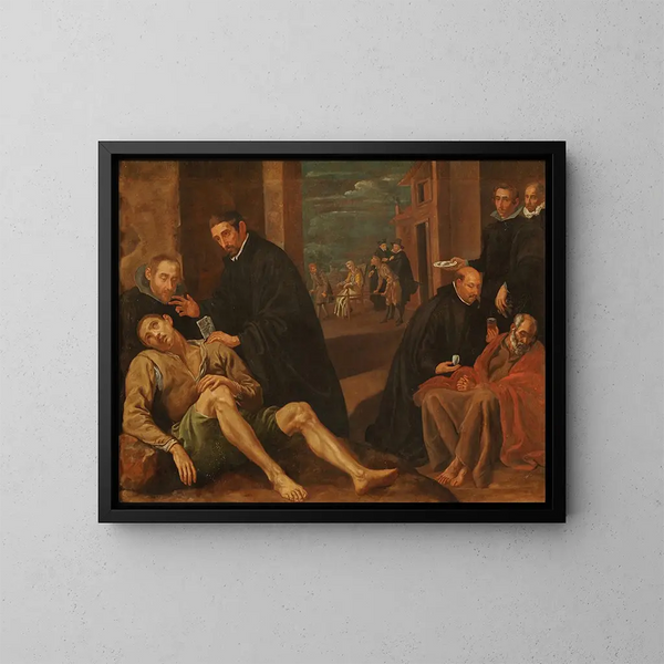 La montre Pain-Oeuf - Luis Tristán — gerahmtes Bild an der Wand
