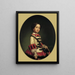 Cristina de Roncali et Gaviria die Kleine Marquise de Roncali - Luis de Madrazo y Kuntz — gerahmtes Bild an der Wand
