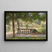 Motiv des Mirabell-Parks - Luise Begas-Parmentier — gerahmtes Bild an der Wand