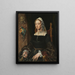 Portrait der Machtelt Suijs - Maarten van Heemskerck — gerahmtes Bild an der Wand