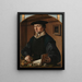 Portrait eines Mannes, vielleicht Pieter Gerritsz Bicker - Maarten van Heemskerck — gerahmtes Bild an der Wand