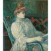 Reproduktion des Gemäldes Madame Marthe X - Bordeaux - Henri de Toulouse-Lautrec