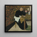 Madame Vuillard mit einer rosa Tasse - Édouard Vuillard — gerahmtes Bild an der Wand