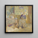 Madame Vuillard nähen - Édouard Vuillard — gerahmtes Bild an der Wand