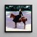 Mademoiselle Meuriot sur son poney - Jacquesmile Blanche — gerahmtes Bild an der Wand