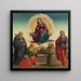 Madonna Delle Cintola mit den Heiligen Benedikt, Thomas, Franziskus und Julian - Francesco Granacci — gerahmtes Bild an der Wand