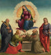 Madonna Delle Cintola mit den Heiligen Benedikt, Thomas, Franziskus und Julian - Francesco Granacci — Ansicht des Kunstwerks