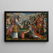 Abraham und Melchisedek - Maerten de Vos — gerahmtes Bild an der Wand