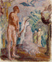 Croquis de l'oiseau de paradis - Magnus Enckell — Ansicht des Kunstwerks
