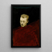 Kopf von Bruno Aspelin - Magnus Enckell — gerahmtes Bild an der Wand