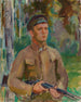 Der Jäger im Wald Gunnar Arnkil - Magnus Enckell — Ansicht des Kunstwerks