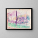 Landschaft aus Bäumen - Magnus Enckell — gerahmtes Bild an der Wand