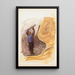 Mann und Stab Skizze - Magnus Enckell — gerahmtes Bild an der Wand