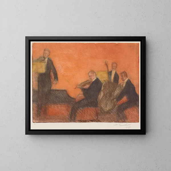 Musik - Magnus Enckell — gerahmtes Bild an der Wand