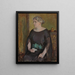 Portrait von Frau Lydia Keirkner - Magnus Enckell — gerahmtes Bild an der Wand