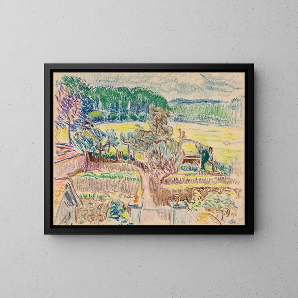Garten - Magnus Enckell — gerahmtes Bild an der Wand