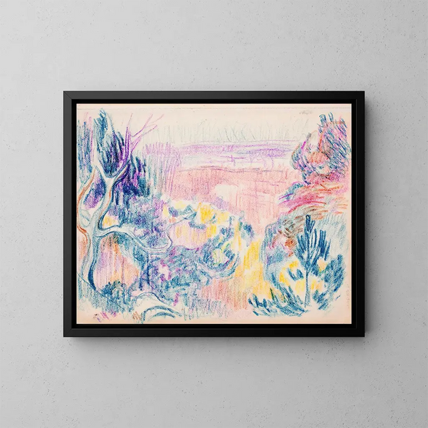 Landschaft von Ranta - Magnus Enckell — gerahmtes Bild an der Wand