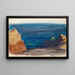 Landschaft am Ufer, Skizze - Magnus Enckell — gerahmtes Bild an der Wand