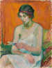 Frau im Rock - Magnus Enckell — Ansicht des Kunstwerks