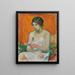 Frau im Rock - Magnus Enckell — gerahmtes Bild an der Wand