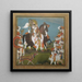 Maharana Bhim Singh et sa suite partent à la chasse - Chokha — gerahmtes Bild an der Wand