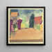 Haus am Land bei Freiburg - Paul Klee — gerahmtes Bild an der Wand